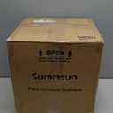 Outdoor Chair Cushions for Patio Furniture with Waterproof Detachable Cover, Deep Seat Couch Cushion Replacement and Backrest Pillow for Sectional Sofa, 25.6 x 25.6 Inch, Dark Grey, Set of 2