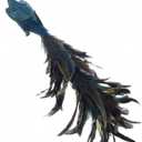 Kurt Adler 18-Inch Decorative Feather Peacock with Clip