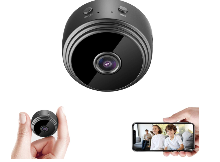 32GB Mini HD 1080P Wireless Hidden Camera,Home WiFi Remote Security Cameras,Smart Motion Detection ,Instant Push Notifications, Remote Playback,Magnetic Feature,Night Vision Spy Camera