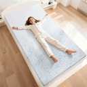 OhGeni 3 Inch Cooling Twin Size Gel Memory Foam Mattress Topper Pad,Soft Bed Cover with Anti-Slip Base & Zipper, Fits 6"-19" Mattresses with Straps,Extra Comfort & Back-Friendly