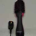 Dual Voltage Hair Dryer Brush with Negative Ion Anti-frizz Styler - Hot Air Volumizer for 110V-120V/220V-240V European and Travel Use