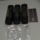 Shampoo and Conditioner Dispenser, Shower Soap Dispenser Wall Mounted, Refillable Shampoo and Conditioner Bottles for Bathroom Hotel Large Capacity(Black) (3 Chamber)