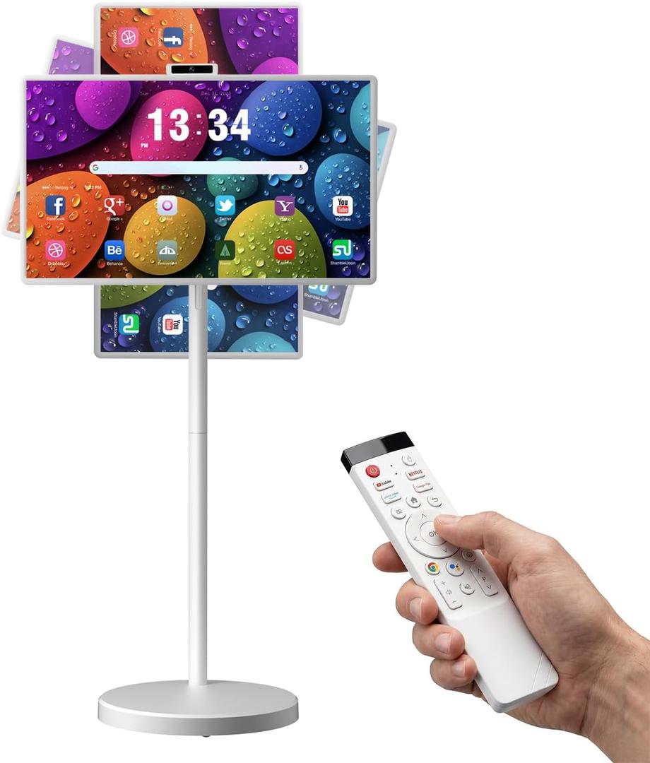 32 Inch FHD Smart Portable TV, Touch Screen with 38400mAh Battery
Android 15 EDLA Certified, 8G +128G Storage, 38400mAh Battery, Voice Remote Control,350 nits, 20W Stereo Speakers