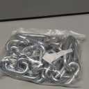 3/16" X 24" Trailer Safety Chain with Locking Carabiners Grade 30 and 2,000 lb. Capacity (M5*24 Inch Trailer Safety Chain-1PCS)