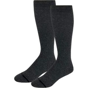 Merino Wool Compression Knee High Socks Ideal for, Hiking, Ski, Travel-Sports-Nurses-Reduces Swelling (Small-Medium, Charcoal)