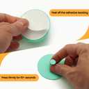 SIAMESE Colorful Adhesive Hooks, 4 Pcs Decorative Wall Hooks, Damage Free Cute Sticky Hook for Home, Office, Bathroom, Decorative Hook for Shower, Keys, Hats, Bags (Elegant Almond)