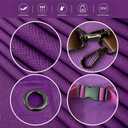 Kitchen Apron, Work Apron, Canvas, Multiple Pockets, Gardening, Painting, BBQ, Artist, Carpenter, Sizes M to XXL, Purple (Purple, XXL)