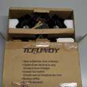 TCFUNDY Wood Stove Fan Heat Powered for Buddy Heater, Dual Motor Fireplace Fan with Bracket Fixed on Propane Space Heater, Quiet Operation Circulating Warm Air, Stove Fan for Wood/Log Burner Stove