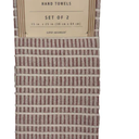 Homewear Hand Towels Set of 2 15" x 25"