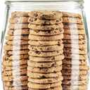 kitchentoolz Large Glass Cookie Jar with Airtight Lid - 1 Gallon Storage Container for Candy, Flour, Sugar, Pet Food & Dog Treat Canister - Pack of 1