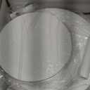 HURZMORO 4 Tier Round Cupcake Tower Stand for 50 Cupcakes,Wood Cake Stand with Tiered Tray Decor,Farmhouse Tiered Tray Decor,Cupcake Display for Birthday Graduation Baby Shower Tea Party,White