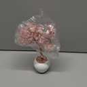 YATSKIA Rose Quartz Crystals Tree, Crystals and Healing Stones, Pink Crystal Tree, Office Decor for Women, Birthday Gifts for Women, Crystal Decor, Spiritual Gifts