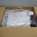 27in Tall Farmhouse Table Lamp with USB C+A & Outlet,Black Industrial End Table Lamp for Living Room,Vintage Rustic Bedside Lamp with Night Light for Bedroom Nightstand,Single Black