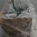 Christmas Garland with Lights - 9FT Pre-Lit Flocked Garland with 30 LED Bulbs, Red Berries, Pine Cones, Artificial Pine Battery Operated Garland for Fireplace, Staircase, Indoor & Outdoor Decoration