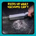 Chemical Guys Professional Rubber Pet Hair Removal Brush Multi Surface Detailing & Pet Hair Removal Tool for Cars, Trucks, SUVs, RVs & Home Removes Lint and Debris from Upholstery and Carpet