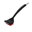 Char-Broil SAFER Replaceable Head Nylon Bristle Grill Brush with Cool Clean Technology - 8666894 Black Red