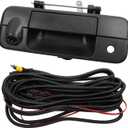 Dasbecan Back up Rear View Camera Tailgate Handle Compatible with 2008 2007 2009 2010 2011 2012 2013 Toyota Tundra Replace# 69090-0C051 720P Waterproof Reverse Backup Parking Assist Camera Assembly
