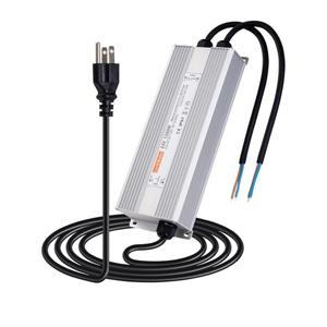 LED Driver 24V 1200W Waterproof Power Supply AC 90-130V to DC 24V50A Low-Voltage Transformer IP67 Rated Converter Suitable for High-Power LED Lighting and Any 24V DC Equipment