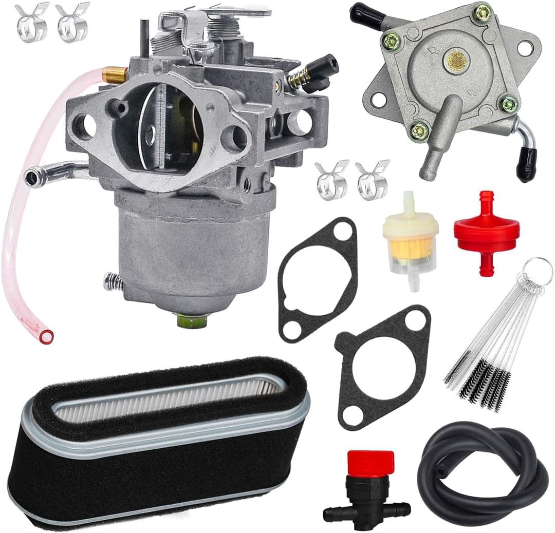 15003-2796 Carburetor Fit for Kawasaki FB460V 4 Stroke Engine 15003-2777 15003-2467 With 11013-2021 Air Filter Fuel Pump