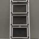 KINGRACK Step Ladder 4 Step Folding Step Stool for Adults with Handrails Heavy Duty Steel Sturdy Lightweight Collapsible Portable Step Ladder with Anti-Slip Wide Pedal,White - Amazon.com