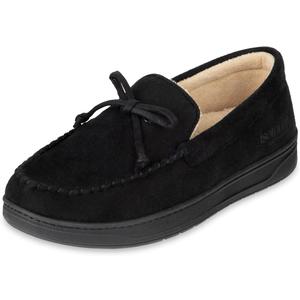 isotoner Men's Slip-on Indoor/Outdoor Microsuede Memory Foam Comfort Moccasin Slippers US 8-9