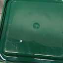 6 pcs 2qt Food Storage Containers with Lid, Square Clear Commercial Storage Containers with Handle and Scale for Food Storage in Home Kitchen & Dining (Green)