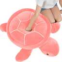 Dalmao 20 Inch Pink Sea Turtle Stuffed Animals Soft Plush Toys Body Pillows Ocean Turtle Plushies, Gifts for Kids Boys, Girls, Girlfriend, Birthday