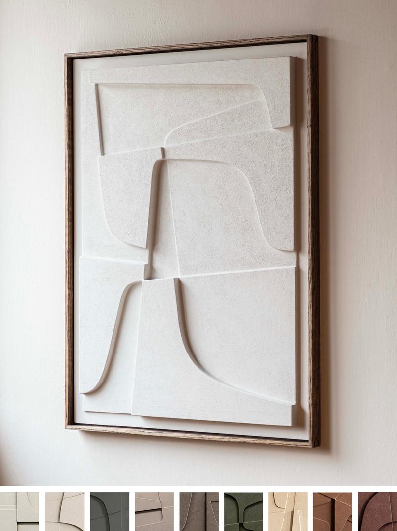 "Plateau" – Textured 3D Relief Wall Art