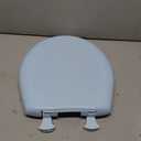 Bemis Classic Colors Slow Close Toilet Seat, Easy Clean Hinges and Durable Plastic Seat, Made in USA, Round, Dresden Blue