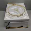 62.5" Wood Floor Lamp for Living Room Gold with Foot Switch Arc Standing Tall Lamps for Bedroom Mid Century Modern Corner Floor Lamps for Office Nursery Industrial Reading Light Room Lamp