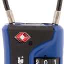 Master Lock 4697D Set Your Own Combination TSA Approved Luggage Lock, 1 Pack, Colors may vary