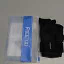 FREETOO Wrist Support Brace Left Hand for Tendonitis, Sprained Wrist, Strain, Pain Relief Wrist Splint for Carpal Tunnel, Arthritis, Wrist Immobilizer Fit Women and Men for Sleeping (S/M, Black/Grey)