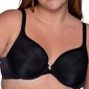 Vanity Fair Women's Illumination Front Closure Bra, 3-Way Convertible Straps, Lightly Lined Cups up to DD (Black)