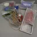 Nuogo 28pcs 4th of July Decorations Patriotic Mason Jar Table Centerpiece with Flowers Star Ornaments Red Blue White Mason Jars Decor Memorial Day Independence Day Party Table Decorations Gift