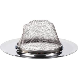Stainless Steel Kitchen Sink Strainer: Heavy Duty Steel Mesh, Fits Most Sink Drains
