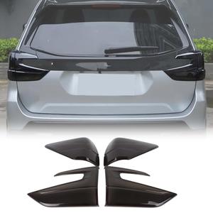 Car Taillight Cover Compatible with Subaru Forester Sport 2019-2024, Smoked Tail light Shell Trim Cover, Rear Tail lamp Decorative Protection Trim, 4Pcs, Not Fit for Subaru Forester Premium 2022+