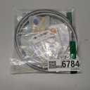 Dishwasher Installation Kit - 6 FT Premium Stainless Steel Braided Dishwasher Hose kit, Food Grade PEX Inner Tube Dishwasher Water Supply Line with 3/8"x3/8"MIP Elbow,3/8"x 3/4" FHT Elbow