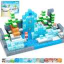 Magnetic Blocks - Build Mine Frozen Magnet 3D World Set, Magnetic Tiles LE Building go Blocks Toddler Toys STEM Sensory Outdoor Toys for 3+ Year Old Boys & Girls, Creative Kids Games Kids Toys-130PCS