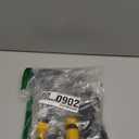 Car Wash Nozzle, High Pressure Water Garden Hose Nozzle with 8 Watering Patterns, Foam Sprayer with Soap Dispenser Bottle for Car Washing, Watering Plant (Black-4 Connectors)