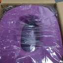Yoni Seat, Yoni Steaming Kit Yoni Steamer Chair, Yoni Steamer Seat for Toilet, Wood V Steaming Seat Kit with Gown & Cushion for Women Cleansing