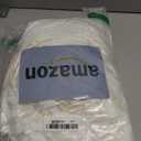 Vonty Ruffle Tablecloth White Satin Tablecloth - 60" x 120", Silky Table Cloth Rectangle Scalloped Table Cloth Farmhouse Tables Cover Silk Tablecloths Vintage Tables Skirt for Kitchen Dining