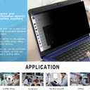 FILMEXT Laptop Privacy Screen 13.3", Privacy Screen Filter for Laptop 13.3" Asus/ 13.3" Acer/13.3 HP/Dell/Toshiba 16:9, Anti-Spy,Anti-Glare,Blocks 99% UV & Blue Light -Matte Privacy Screen Protector