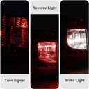 Tail Lights Assembly Compatible with 2011-2016 Chrysler Town and Country,Left Driver Side Rear Light Taillights Replacement # 5182531AE