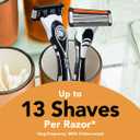 BIC Flex 5 Refillable Razors for Men, Long-Lasting 5 Blade Razors for a Smooth and Comfortable Shave, 1 Handle and 7 Cartridges, 8 Piece Shaving Kit