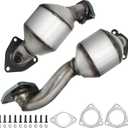 JT Exhaust Catalytic Converter Compatible with 2010-2015 Ford Taurus/Flex 3.5L, 2013-2016 Ford Explorer, 2010-2014 Lincoln Mks/Mkt 3.5L (ONLY Turbo)(EPA Compliant)