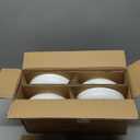 LE TAUCI Pasta Bowls 45 oz, Salad Bowls Set for Serving Soup, Pasta, Noodle, Dinner, Large Kitchen Bowl Plates, Microwave Safe - 8.5 Inch, Set of 4, White