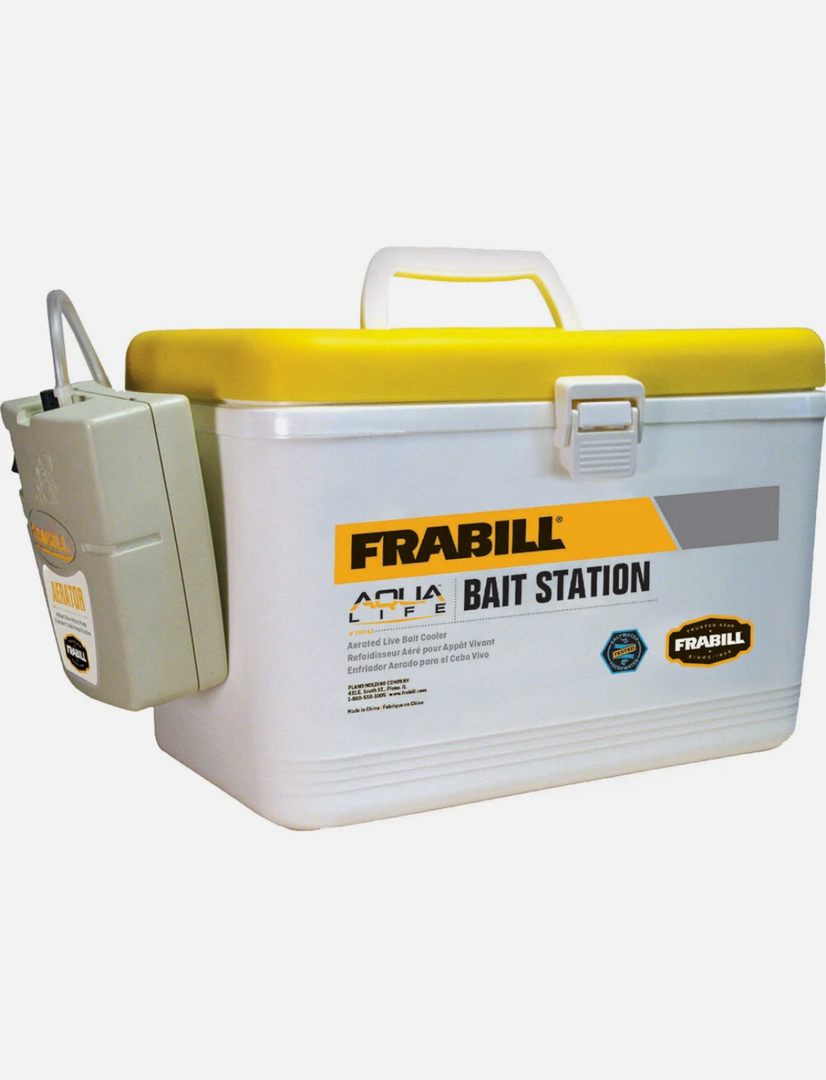 Frabill Bait Box w/Aerator - 8 Quart 14042 UPC 082271140425