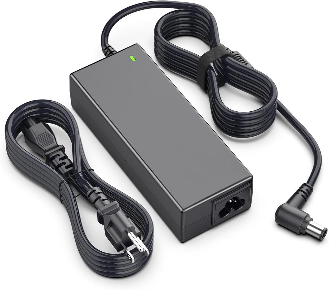 ROLADA 19.5V Power Cord Compatible with Sony Bravia TV 24" 32" 40" 42" 48" 55" KDL-40W600B, KDL-40W650D, KDL-42W650A, DL-42W800B, KDL-48W600B, KDL-48W650D Screen Power Supply Replacement