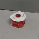 Ribbli Red Organza Wired Ribbon, Red Sheer with Metallic Edge,2-1/2 Inch x 20 Yards Christmas Tree Ribbon for Decoration Large Gift Wrapping,Wedding Decoration