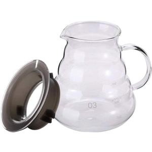 800ml Clear Glass Range Coffee Server,Standard Glass Coffee Carafe, Coffee Pot